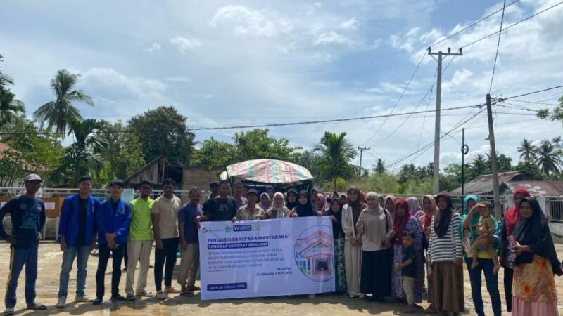 Aksi Nyata Universitas Samudra: Tingkatkan Gizi Warga Desa Geudham Pascabanjir Melalui Program Bubur Bergizi