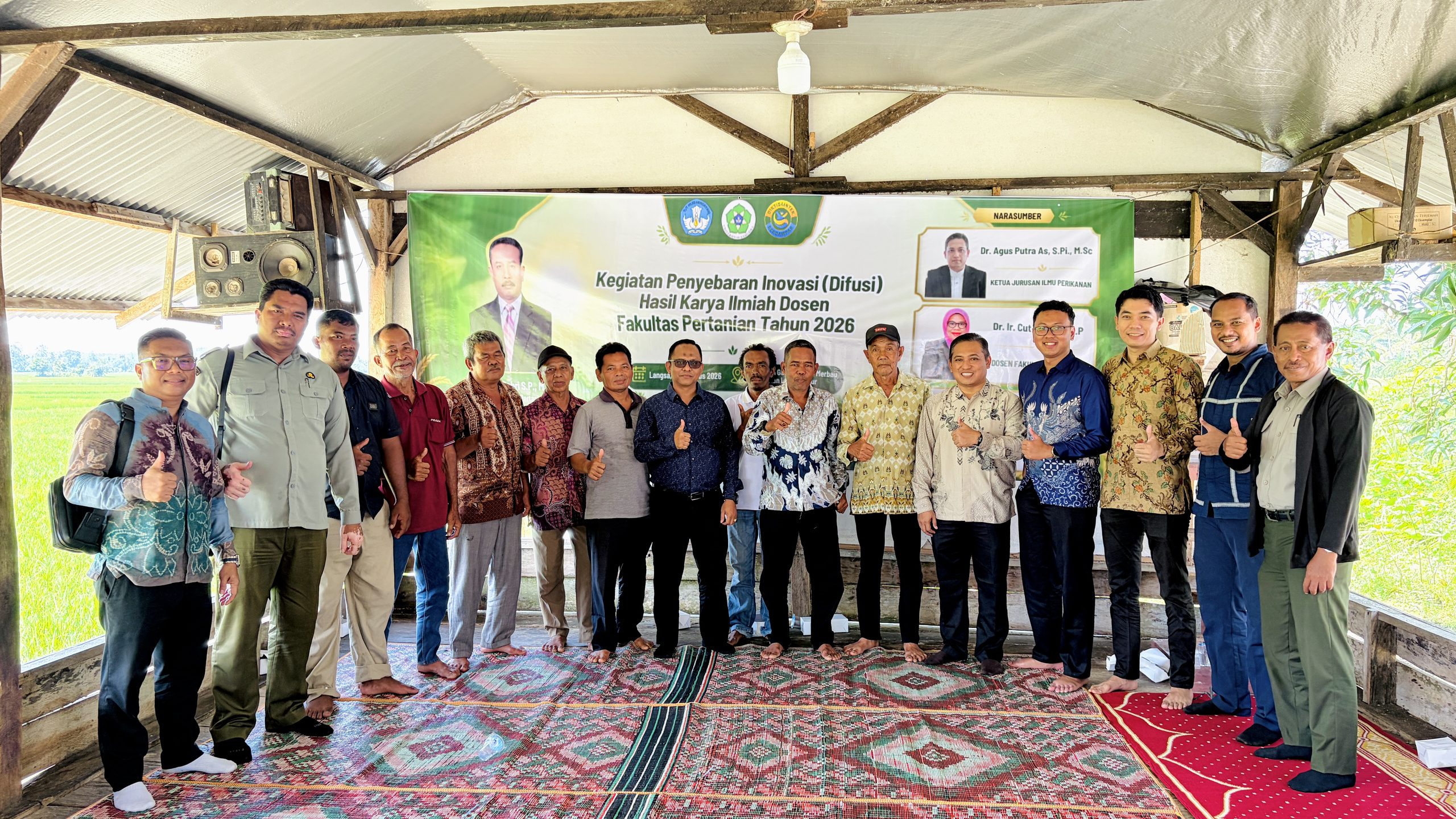 Dosen Fakultas Pertanian Universitas Samudra Sebarluaskan Inovasi Hasil Riset kepada Petani se-Kota Langsa untuk Mendukung Pengembangan Sektor Pertanian dan Perikanan